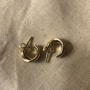 Goop X Mejuri Woven Hoop Earrings